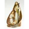 Figura szent család poly 18cm barna