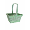 Kosár bambusz szögletes D15cmx11cm H8cm HH18CM menta