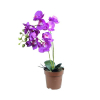 Selyemvirág cserepes phalaenopsis gumi 45cm több szín